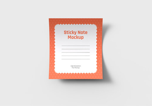 Sticky Note Mockup