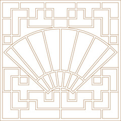 sketch vector illustration silhouette design decoration ornament decorative pattern background classic vintage ethnic traditional retro full of carvings 