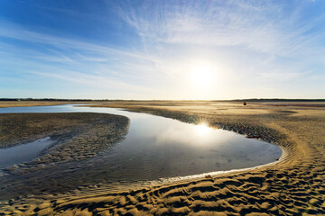 Vanlée haven in the Cotentin coast