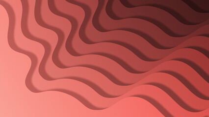 湾曲した段差の連続