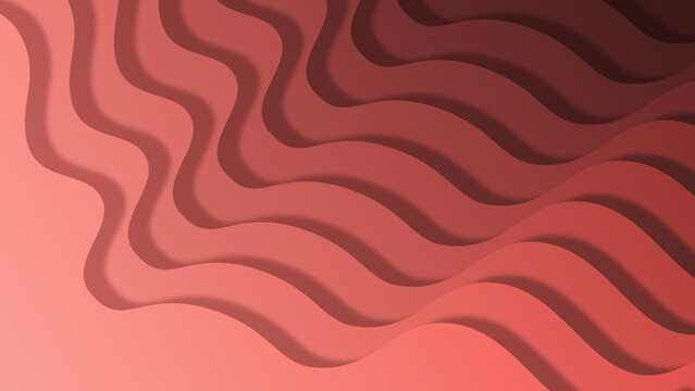 湾曲した段差の連続