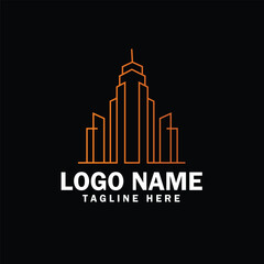 Fototapeta premium House and Building Logo for Real Estate Company