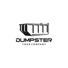 Design logo icon for industrial dumpster. Suitable for your design need, logo, illustration, animation, etc.