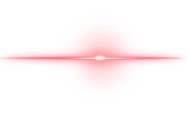 Horizontal laser beam lights on transparent background. Glowing Laser Beams png