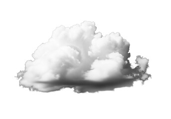 Obraz premium Cumulus cloud isolated on transparent background