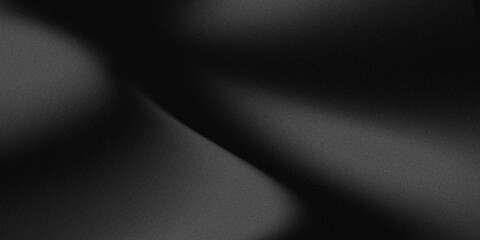 Abstract dark grainy black backdrop featuring vivid glowing white gradient perfect for poster cover banner header