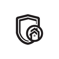 Home Shield Logo Template Design