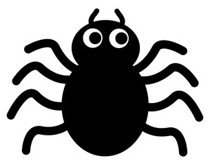 かわいい蜘蛛のキャラクターイラスト