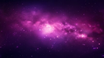 Fototapeta premium Magenta Galaxy Nebula Space Background