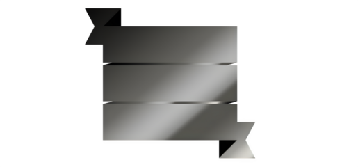 Abstract geometric design with metallic gray rectangles and triangles against a creating a modern minimalist composition