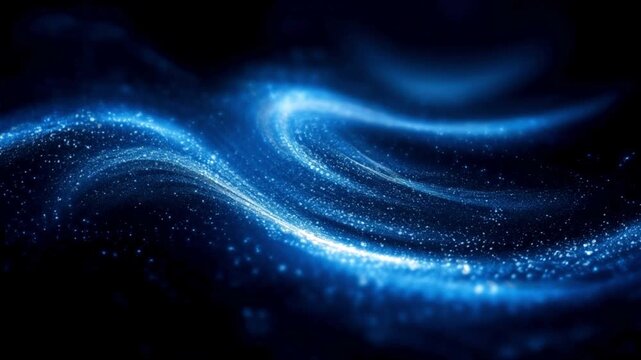Blue Stage Awards Shiny Blue b stars and particles twinkle quickly on the loop able 4k background 