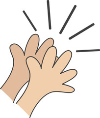 박수치는 손동작