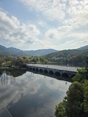 Obraz premium bridge over the river