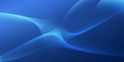 Illustration in the style of wave-shaped patterns with blue gradient for online work and presentations
