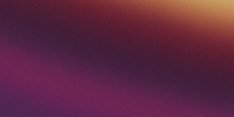 Rich Purple And Red Gradient With Yellow Light And Grain abstract background
