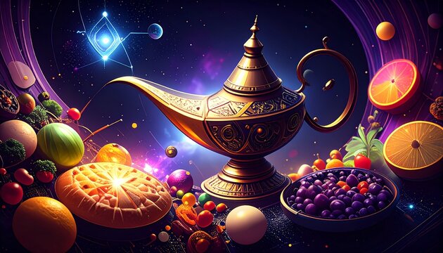 Aladdin's magic lamp
