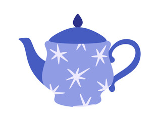 Classic ceramic teapot traditional accessory