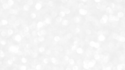 White and gray bokeh background. Photo can be used for the concepts of New Year, Christmas, Wedding Anniversary and all celebrations.