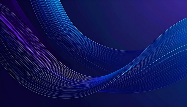 Futuristic abstract background. Glowing flowing wave lines design. Modern shiny blue moving lines element. Future technology concept. 