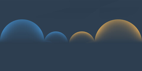 Cover templates set with vibrant gradient round shapes. Modern sphere for your graphic design. simple illustrations dynamic glosy