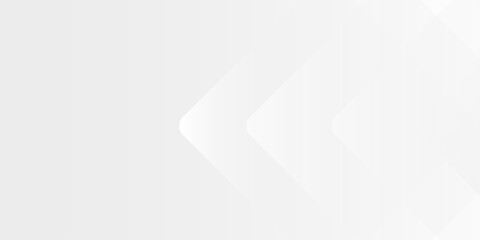 White simple abstract vector long minimal banner. Light neutral background with arrows and copy space abstract simple modern vector