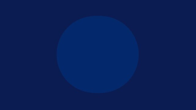 Two big blue merging blobs with navy blue background animated 4k loop circle shapes cartoon round spheres moving 2d minimal tech business backdrop