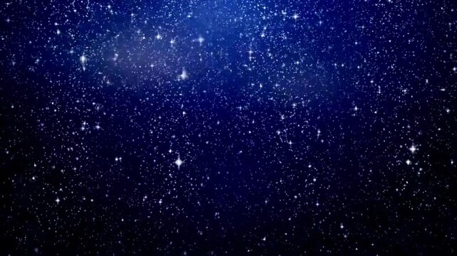 Blue Stage Awards Shiny Blue stars and particles twinkle quickly on the loop able 4k background 