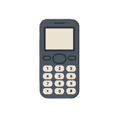 Obraz premium illustration of a keypad phone