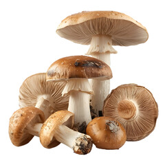 Fresh Field Mushrooms Assortment Culinary Brown Mushroom Variety  Raw Ingredient From Nature's Food Bounty