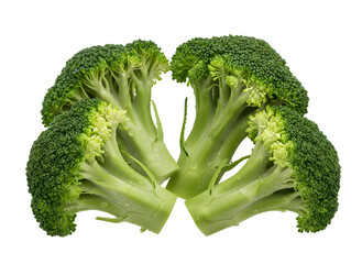 Fresh Green Broccoli Florets Close Up Nutritious Vegetables From Farm Healthy Eating Vegan Ingredient
