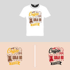 Coffee Lover's Tee, Happy thanksgiving day coffee cup warm steam autumn vibes graphic t shirt design vector.