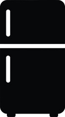 Modern refrigerator icon kitchen appliance vector