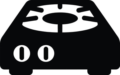 Portable gas stove icon