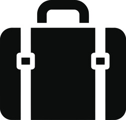 Business briefcase icon travel work professional