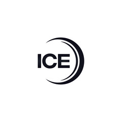 ICE set ,ICE logo. K C A design. White ICE letter. ICE, K C A letter logo design. Initial letter ICE letter logo set, linked circle uppercase monogram logo. K C A letter logo vector design.