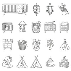 baby room decor elements cribs mobiles changing tables tipi tents and toys for childrens rooms creating a cozy nursery atmosphere