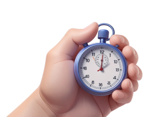 3d minimal time of competition concept. Submitting a work before deadline. knowing th