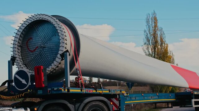 Wind Turbine Blade Logistics for Green Energy Deployment