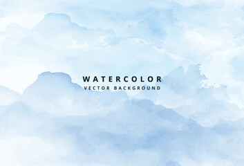 Serene light blue watercolor background, perfect for adding a touch of elegance and tranquility to your creative projects and designs