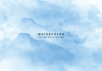 Light blue watercolor background with soft texture, creating a calming and serene atmosphere for design and creative projects