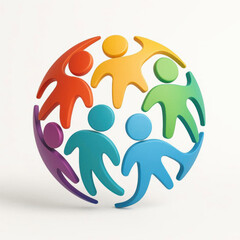 Global Diversity Sphere – 3D Icon Symbolizing Unity and Inclusion