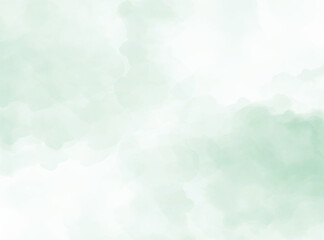 Delicate sage green watercolor background with soft, blended textures creating a calming and ethereal atmosphere, perfect for subtle designs