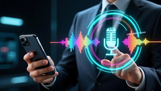 Exploring voice recognition technology on mobile phone for audio recording and speech recognition apps use