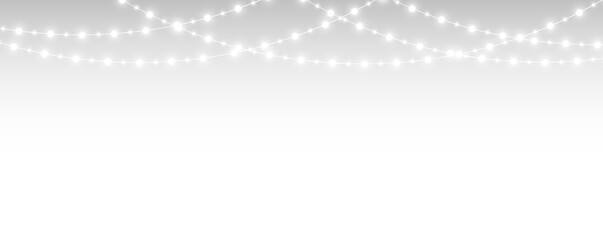 Glowing christmas bulb festive light.