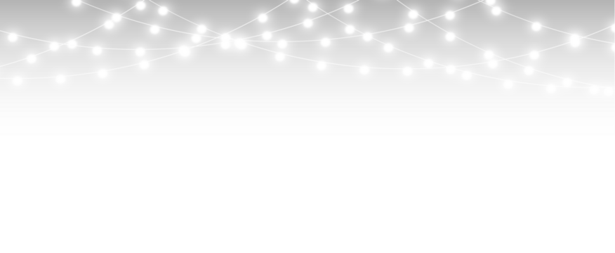 Christmas light banner bright garland.