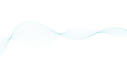 Elegant turquoise flowing lines, perfect for professional modern design layouts