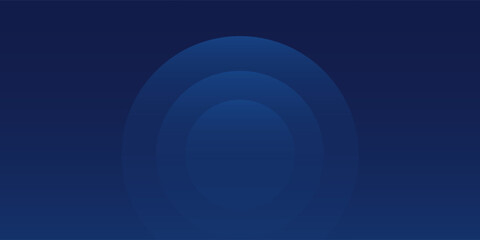 Abstract blue simple glowing geometric lines on dark blue background. template natural