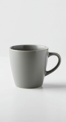 Ceramic drinking vessel presents a contemporary, understated aesthetic in a  setting