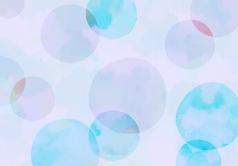 カラフルな水彩のにじみの背景