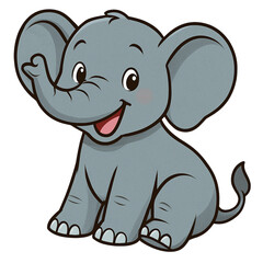 Fototapeta premium Drawing Of A Elephant